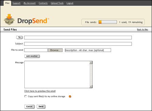 DropSend-Direct software
